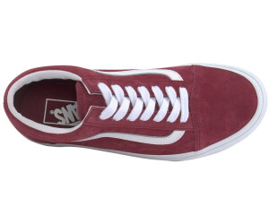 Vans red suede old skool shop