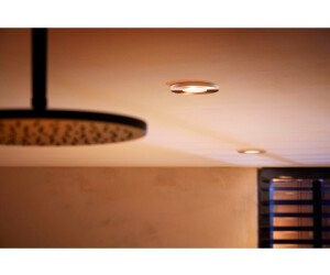 Philips Hue White and Color Ambiance Faretti LED da Incasso Smart Xamento,  per Bagno (IP44), Luce Bianca o Colorata, Attacco GU10, 5.7W, Bluetooth,  Dimmerabile, 3 Pezzi, Cromato : : Illuminazione