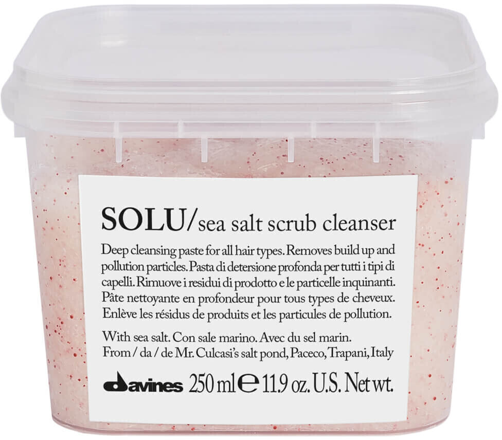 Photos - Hair Product Davines Solu Sea Salt Scrub Cleanser  (75ml)