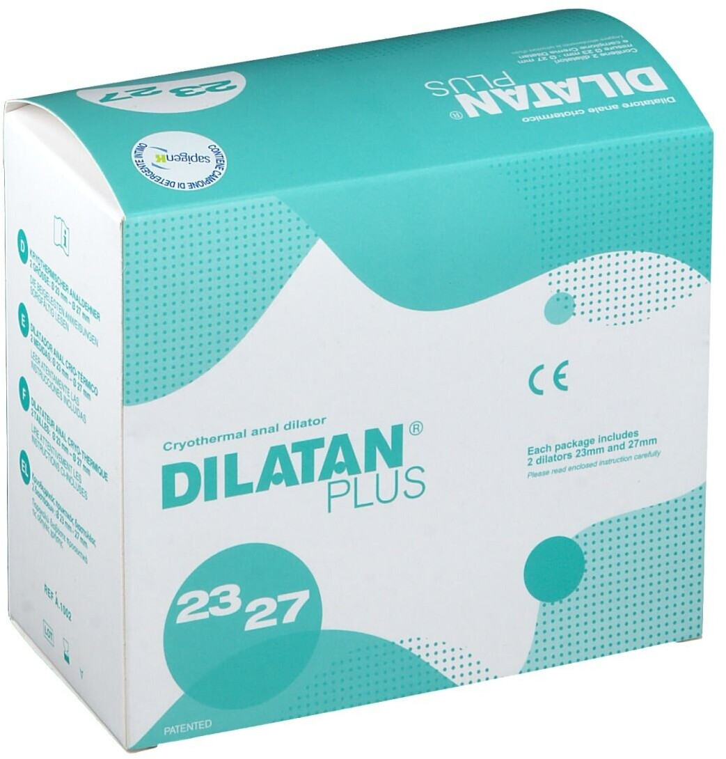 Dilatan Plus Dilatatore Anale Criotermico 23-27 (2 pz) a € 19,21 (oggi)