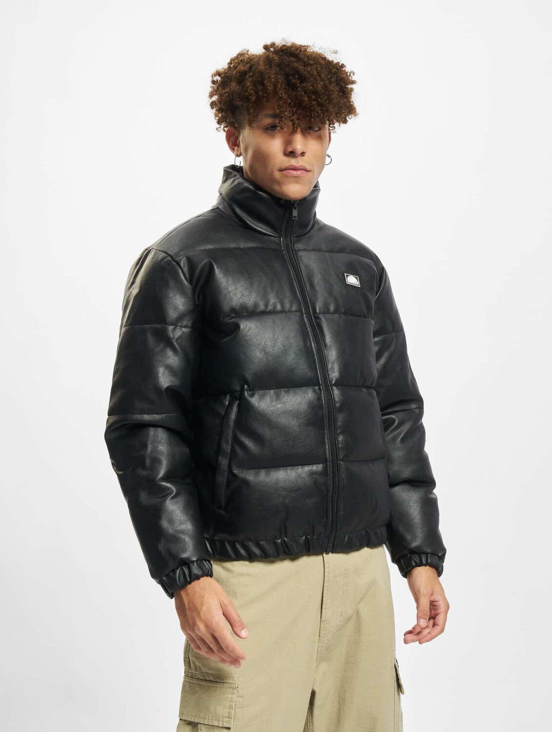 Southpole Imitation Leather Bubble Jacket