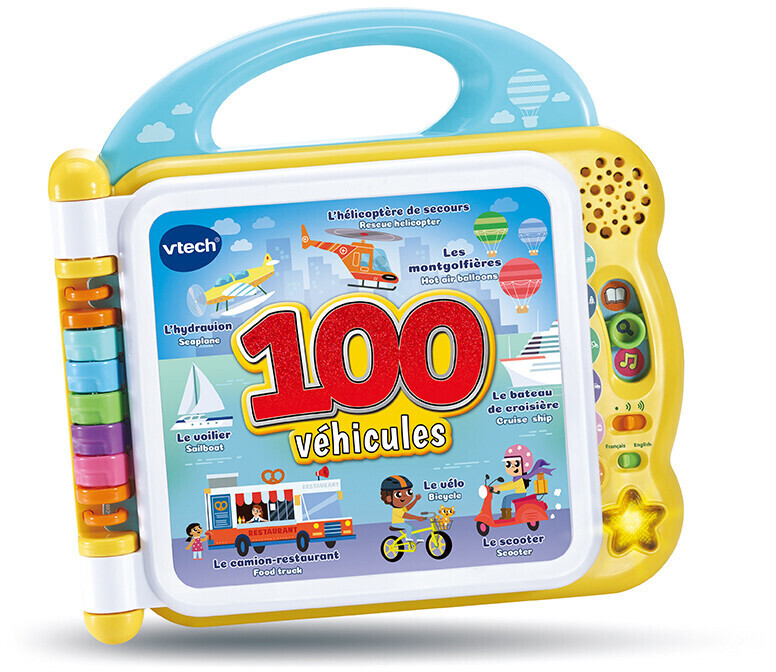 Vtech Mon imagier bilingue - 100 véhicules