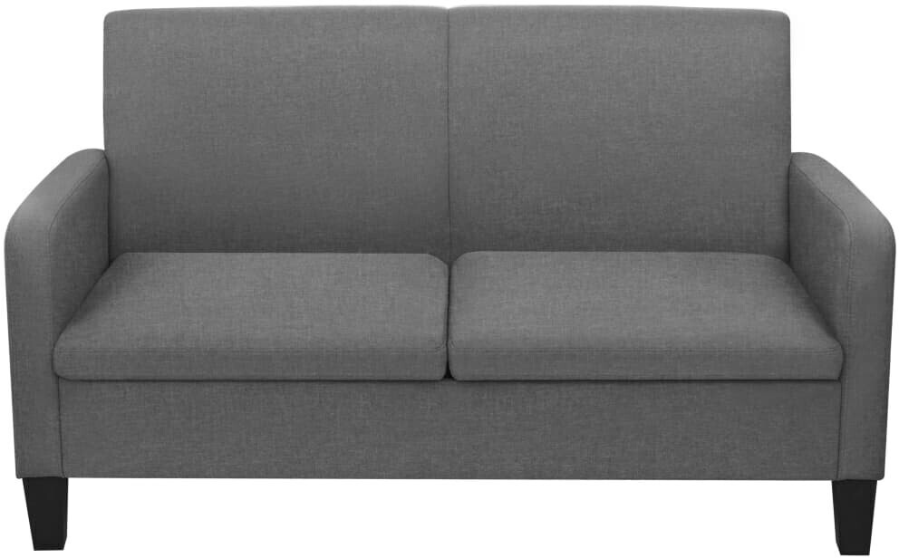 vidaXL 2-Seater Sofa 135x65x76cm dark grey