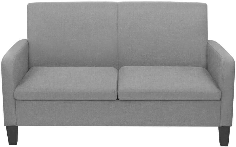 vidaXL 2-Seater Sofa 135x65x76cm light grey