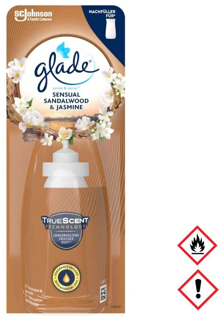 glade Duftspender sense & spray SENSUAL SANDALWOOD & JASMINE orientalisch  18 ml, 1 St.