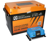 12V Komplettset: Leichtgewicht dank Lithium LiFePo4 - Akku inkl. 45A PCM +  Ladegerät, Bootsbatterien, Akkus, Akkukaufhaus