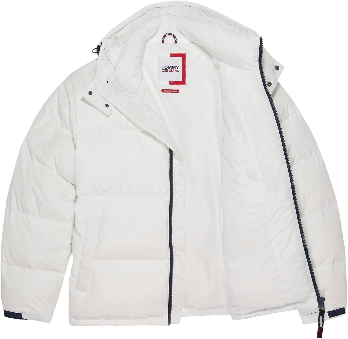 Preisvergleich ab Hood (DM0DM15445) Jacket Puffer 127,99 white bei | Alaska Hilfiger Tommy Removable €