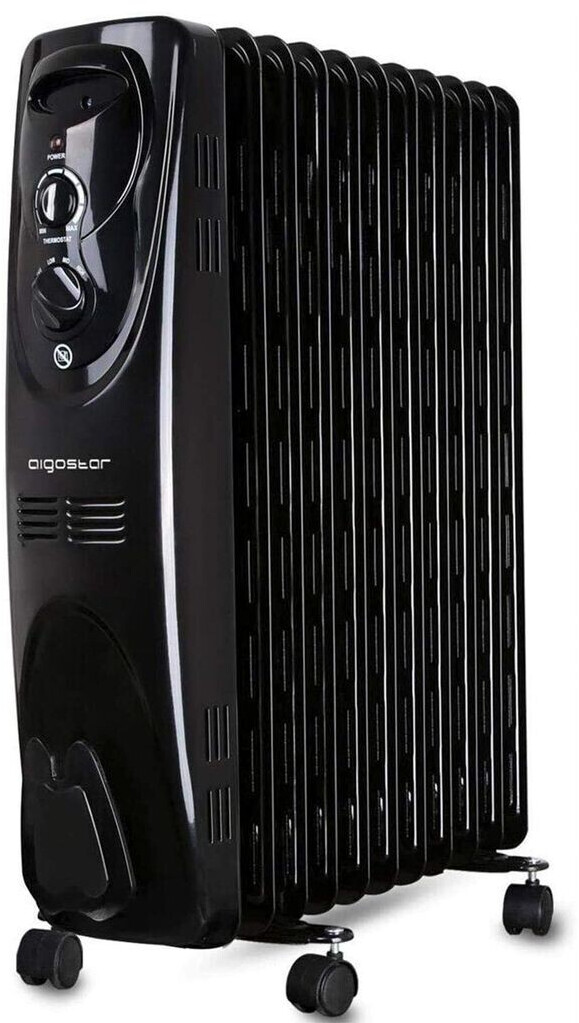 Aigostar Tummie 33JIE 11 Fins 2300W Black