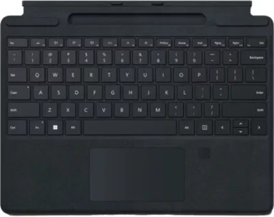 Microsoft Surface Pro Signature avec lecteur d'empreintes digitales noir (FR)