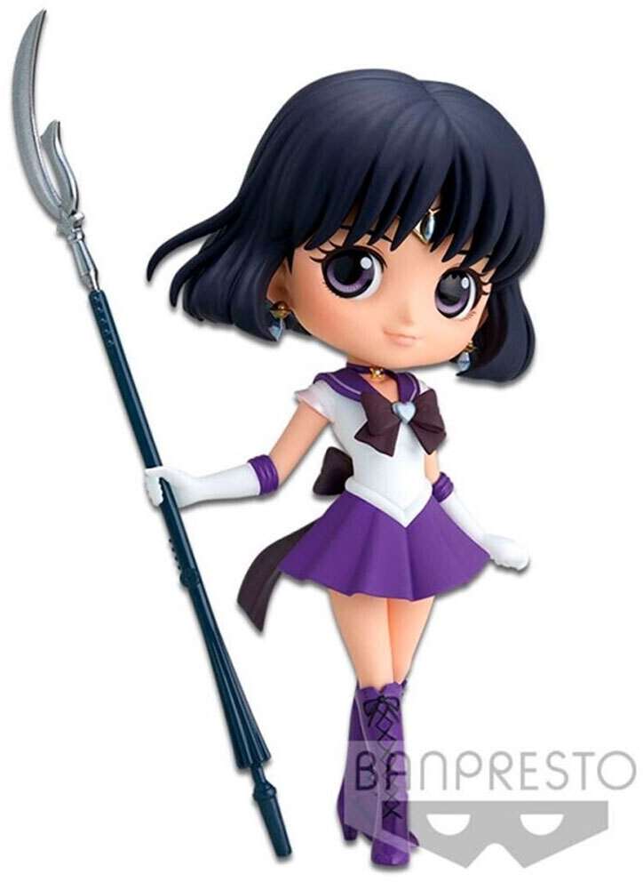 Banpresto Sailor Moon Q Posket Minifigure Eternal The Movie Super Sailor Saturn A 14cm