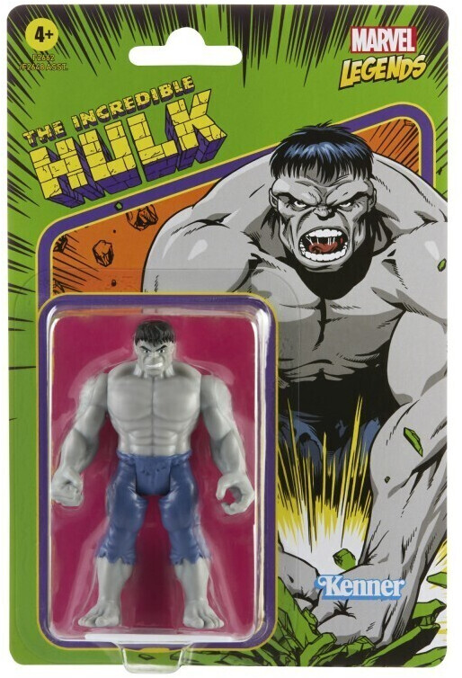 Photos - Action Figures / Transformers Hasbro Marvel Legends Retro 375 The Incredible Hulk - Grey Hulk 