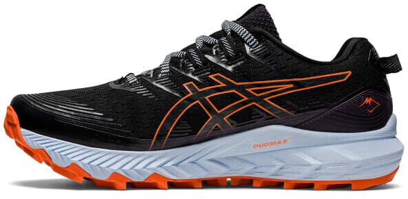 ASICS Trabuco Max Running Shoe - Women's Black/Nova Orange, 7.5