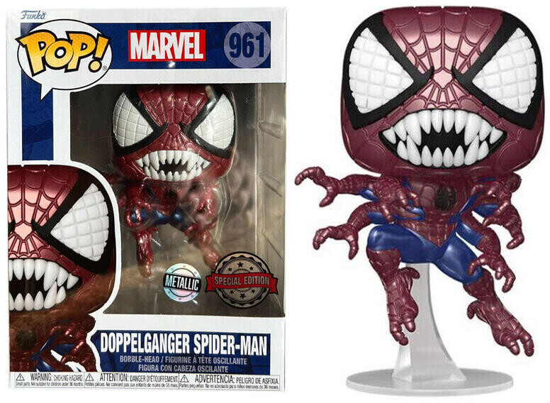 Funko Pop! Marvel Doppelganger Spider-Man Metallic (Special Edition) au  meilleur prix sur