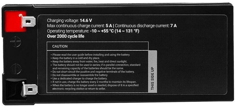 GreenCell LiFePO4 Battery 12V 7Ah au meilleur prix sur