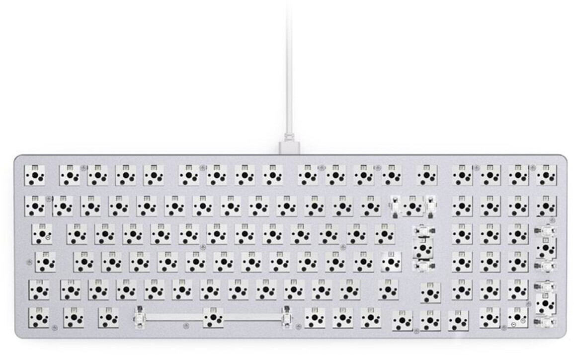 Tastiera Gaming Meccanica Glorious GMMK 2 Full Size (96%), Scocca Alluminio, Switch Fox Prelubrificati, RGB, Hot-swappable, Layout USA
