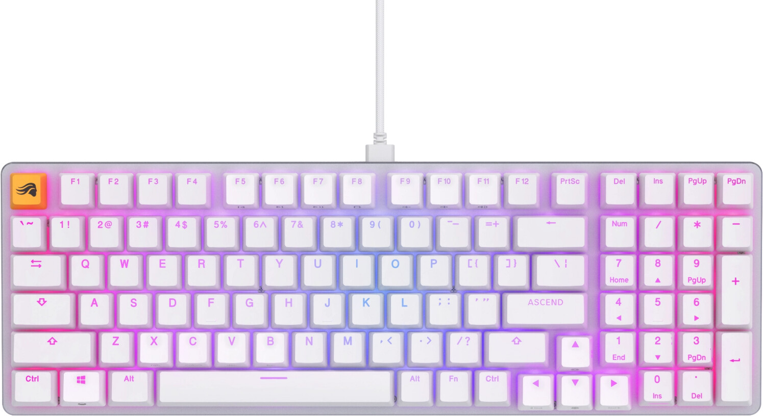 Glorious Gaming GMMK 2 Full-Size (Fox Switches) (US) blanc