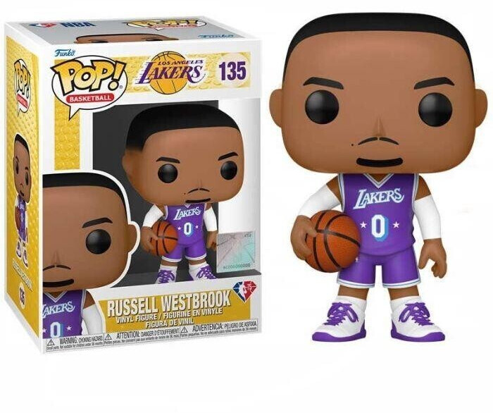 Photos - Action Figures / Transformers Funko Pop! NBA Basketball Los Angeles Lakers Russell Westbrook 