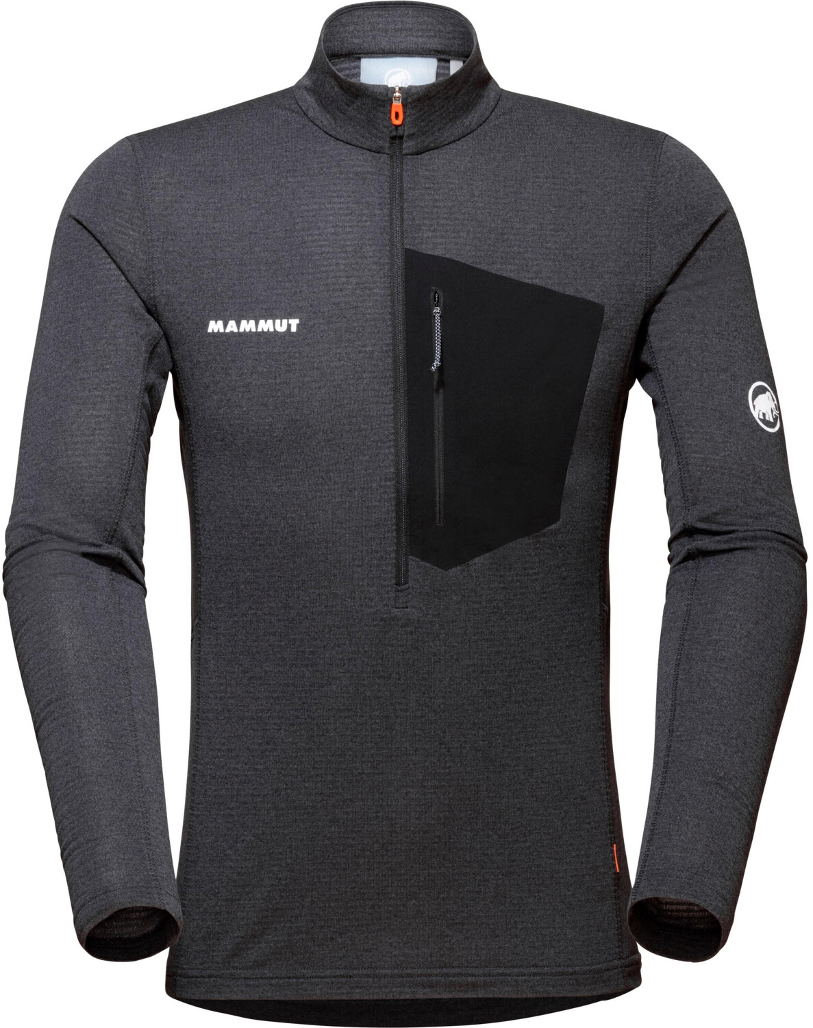 Pull Moitié-zippé Mammut Aenergy ML Pour Homme – Polartec Power Grid, Respirant, Pour Alpinisme Et Ski