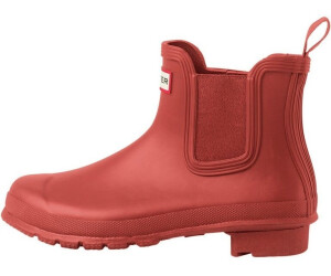 Hunter red chelsea boots outlet