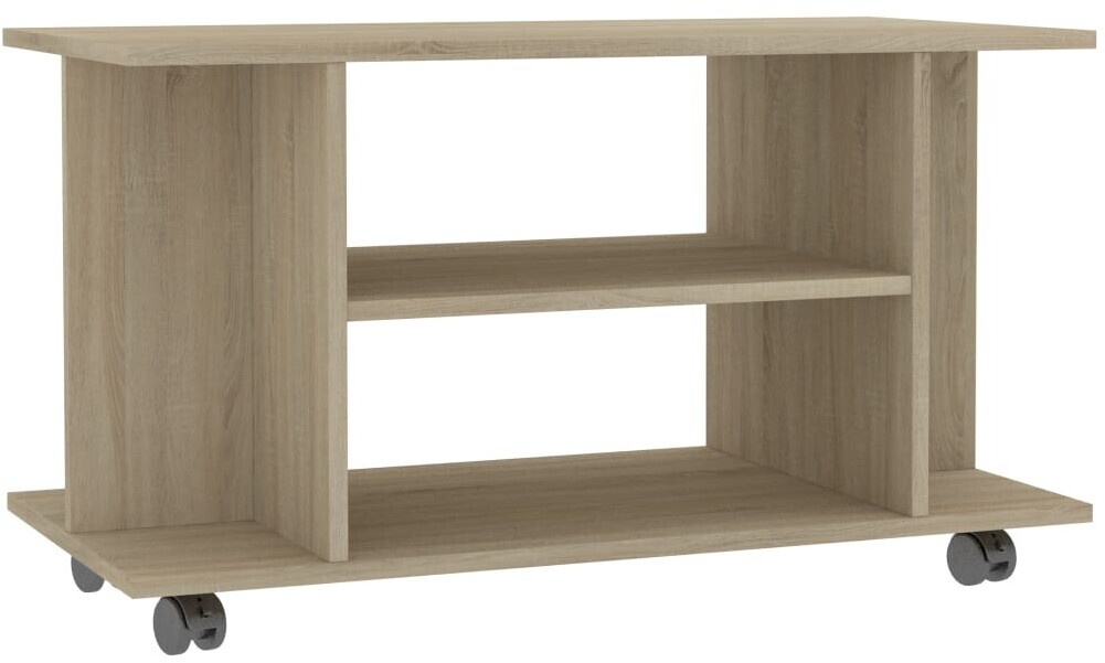 vidaXL Meuble TV avec roulettes 80 x 40 x 40 cm chêne sonoma (800192)