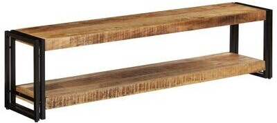 vidaXL Meuble TV 150 x 30 x 40 cm bois massif de manguier (247809)