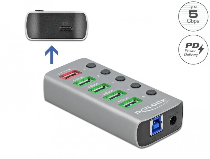 DeLock 4 Port USB 3.0 Hub (63263)