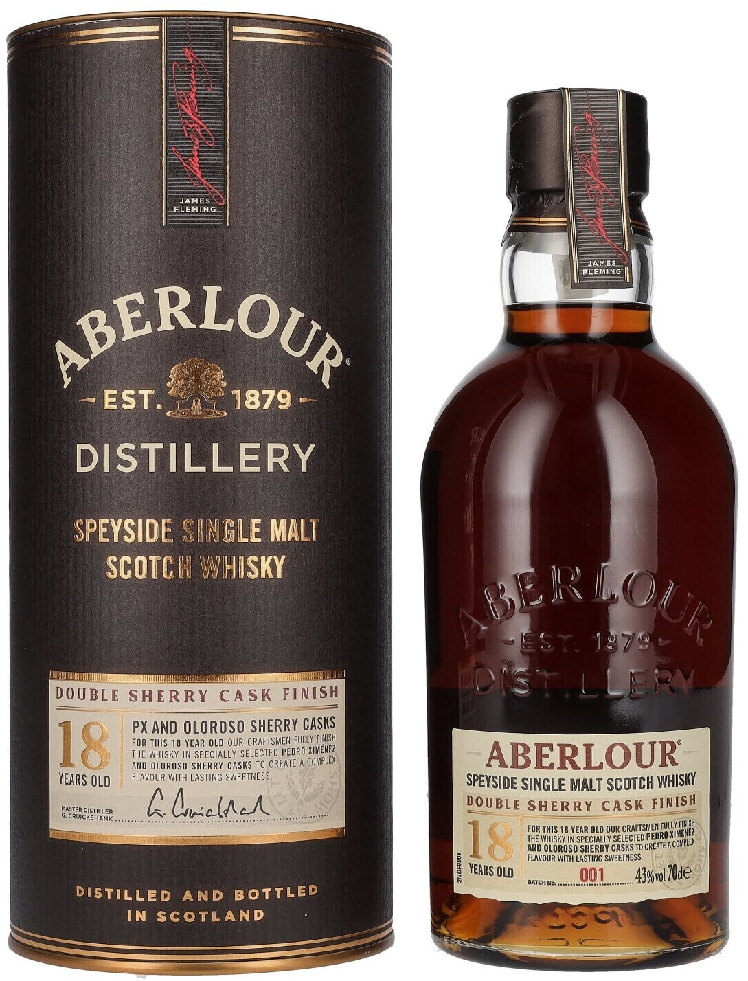 Aberlour 18 Years Old Double Sherry Cask Finish 0,7l 43 ab € 104,31 Preisvergleich bei idealo.at