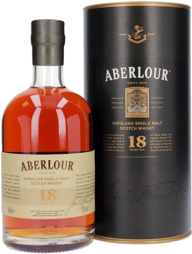 Aberlour 18 Years Old Double Sherry Cask Finish 0,7l 43%
