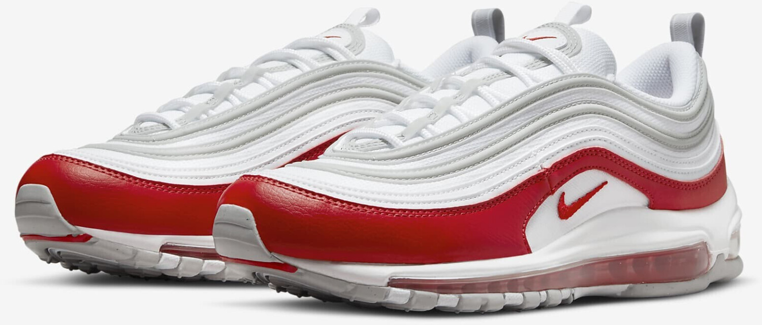 Buy Nike Air Max 97 white grey fog university red from 129.99 Today Best Deals on idealo