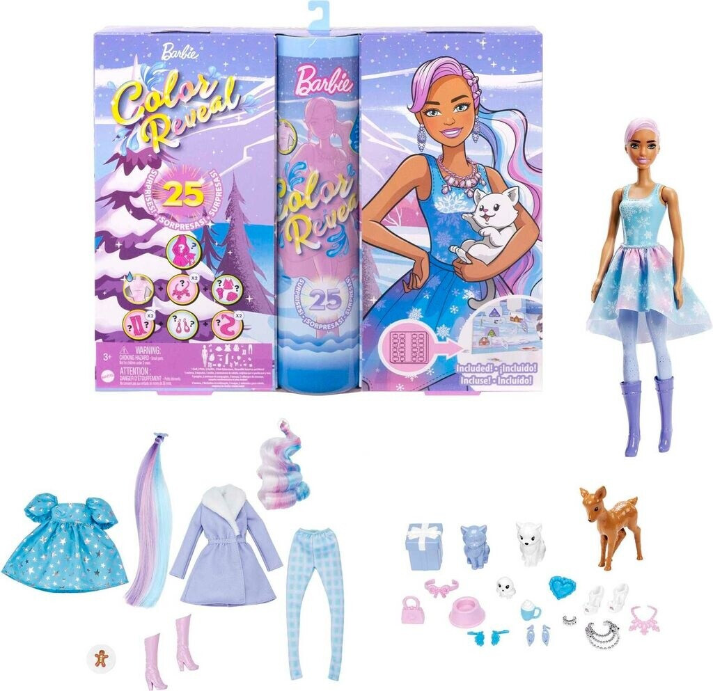 Mattel Barbie Color Reveal Advent calendar 2022 a € 32,96 (oggi