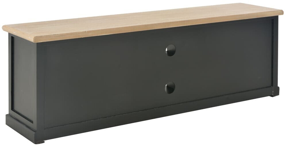 vidaXL Meuble TV 120 x 30 x 40 cm bois noir