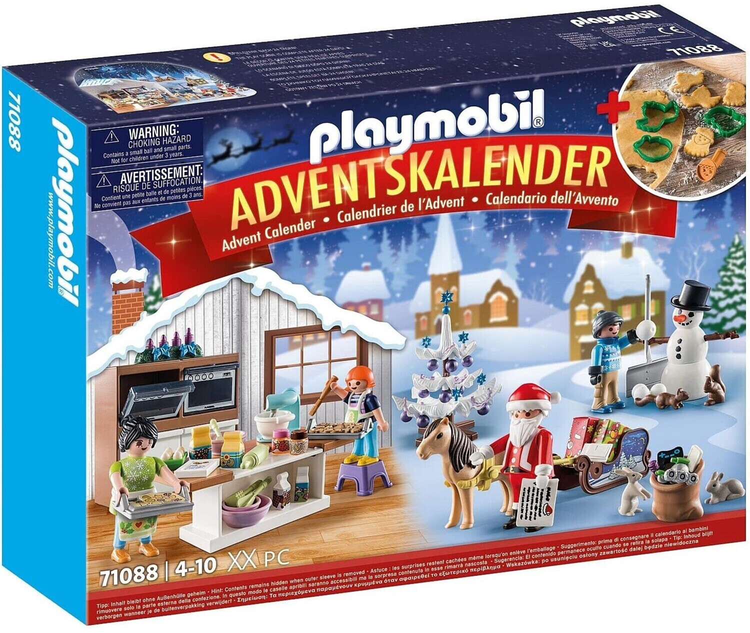 Playmobil Weihnachtsbacken Adventskalender 2022 (71088)
