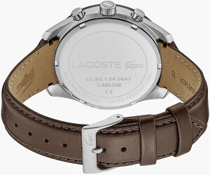Lacoste genuine cheap leather watch