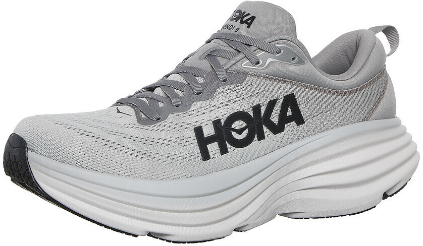 Zapatillas hombre HOKA Bondi 8 Sharkskin/Harbor Mist - Ancho