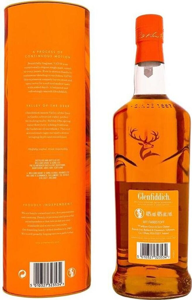 Glenfiddich Perpetual Collection VAT 01 1l 40% ab 43.16