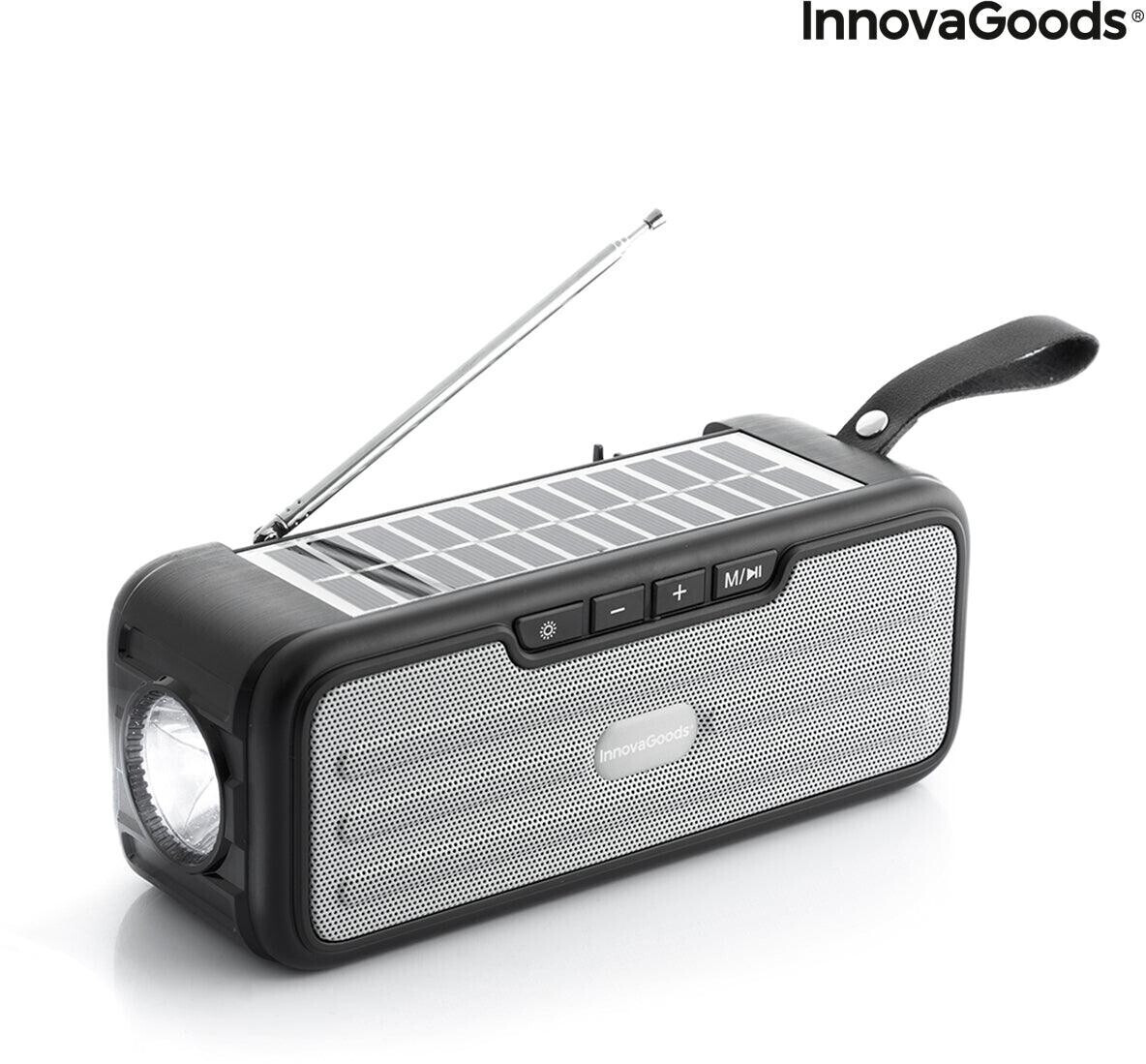 InnovaGoods Enceinte sans fil avec recharge solaire