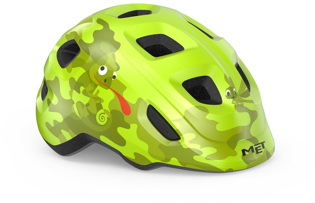 Photos - Bike Helmet MET Hooray lime chamaleon/glossy 