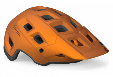 MET Terranova mips orange titanium metallic matt