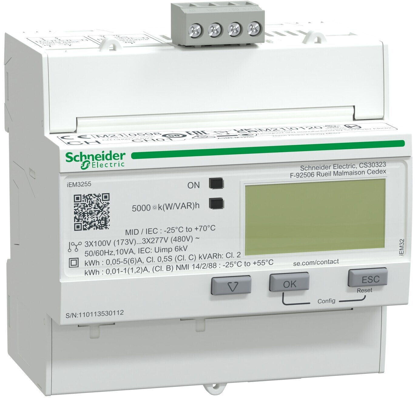 Schneider Electric Acti 9 iEM3000 (A9MEM3255)
