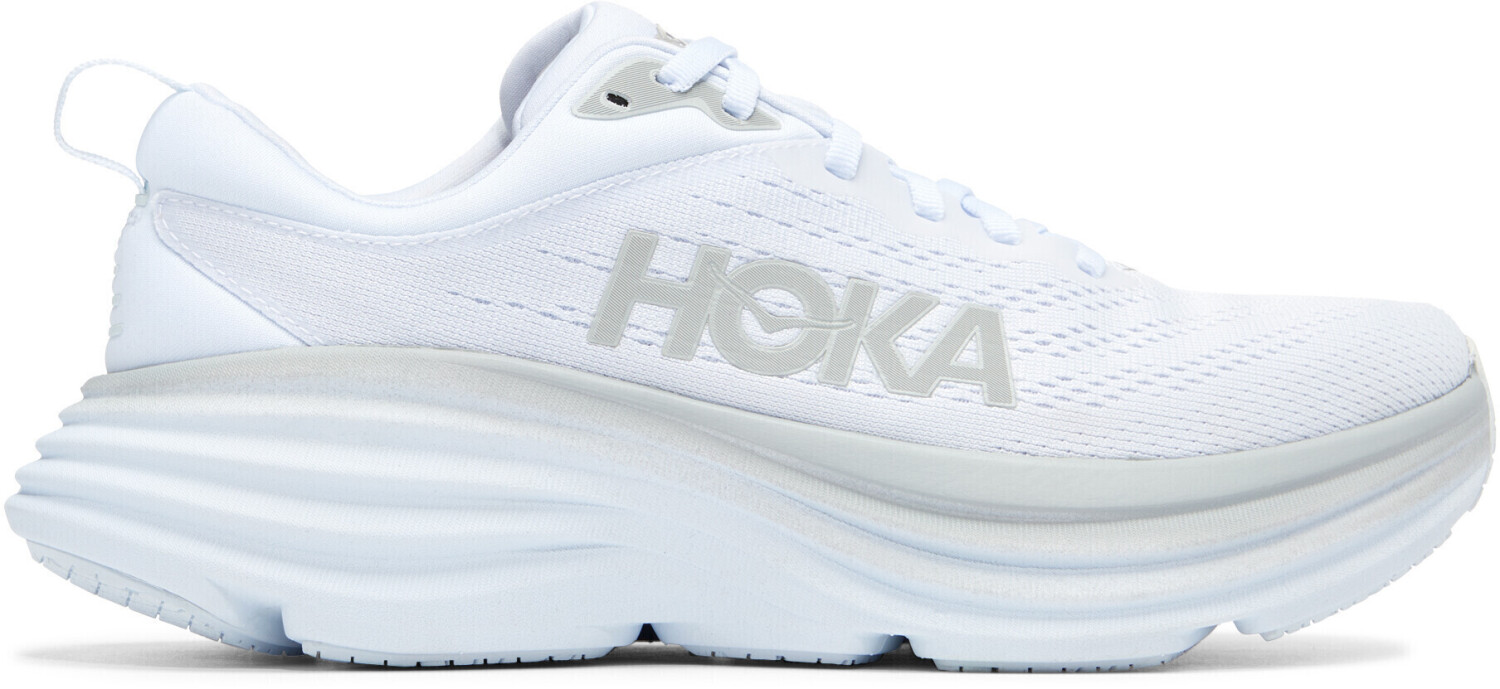 White hoka shoes clearance