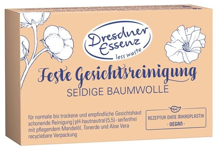 Dresdner Essenz Feste Gesichtsreinigung Seidige Baumwolle (65 g) ab 3,19 €  | Preisvergleich bei