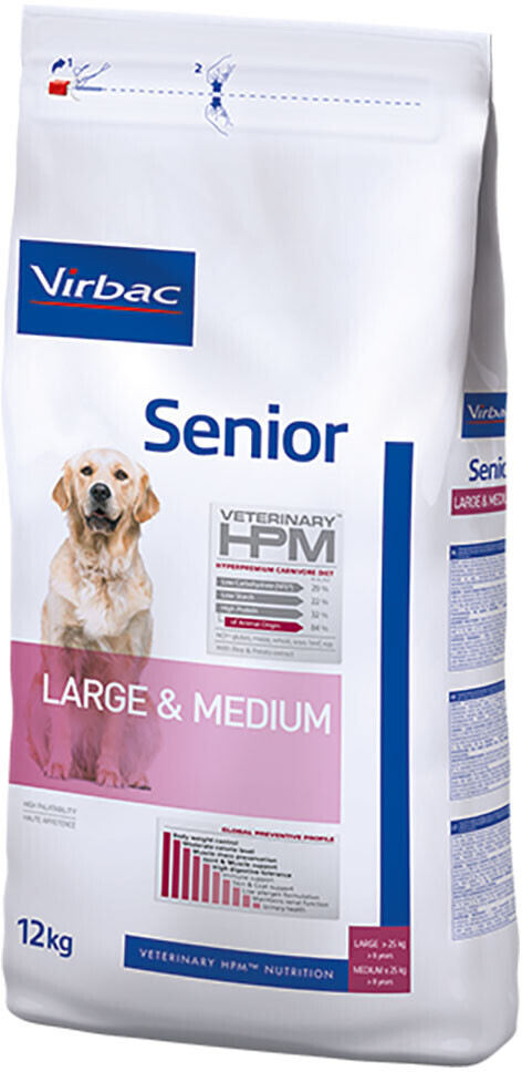 Virbac Veterinary HPM Senior Large & Medium (12 kg)