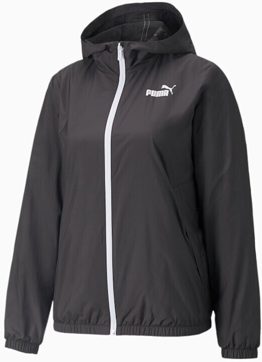 Solid black windbreaker cheap
