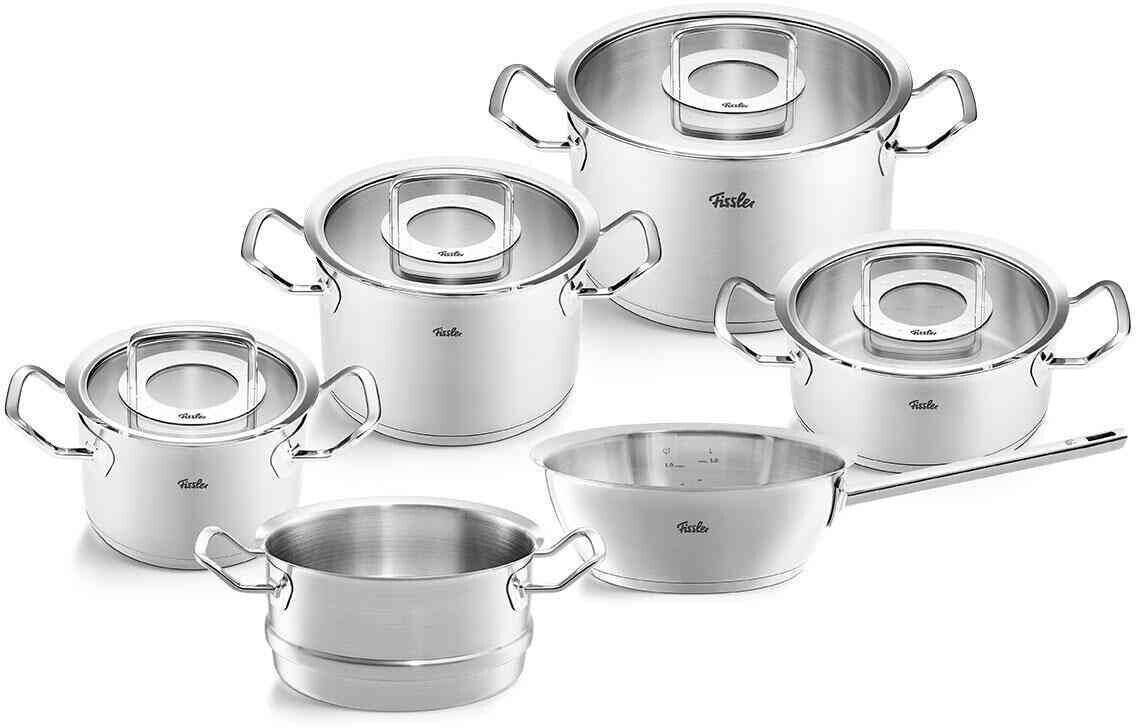 Fissler Original-Profi Collection Stainless Steel Pot Set 6 pcs.