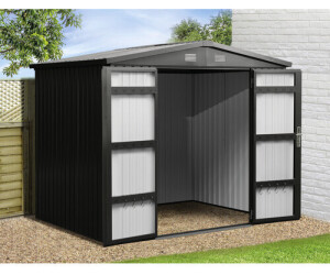Mr. Gardener Gerätehaus mit Satteldach 3.99m² 237 x 186 cm anthrazit ab ...