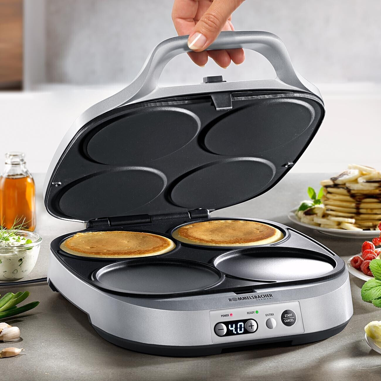Rommelsbacher Pancake Maker PC 1800 ab 63,47 € (Februar 2024 Preise) |  Preisvergleich bei | Waffeleisen