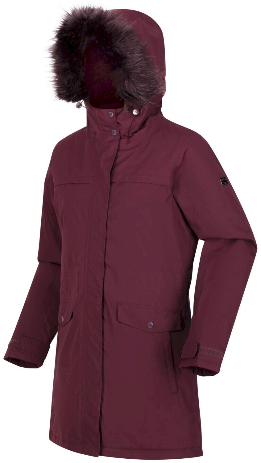 Women's rimona waterproof insulated hooded parka jacket dark burgundy online