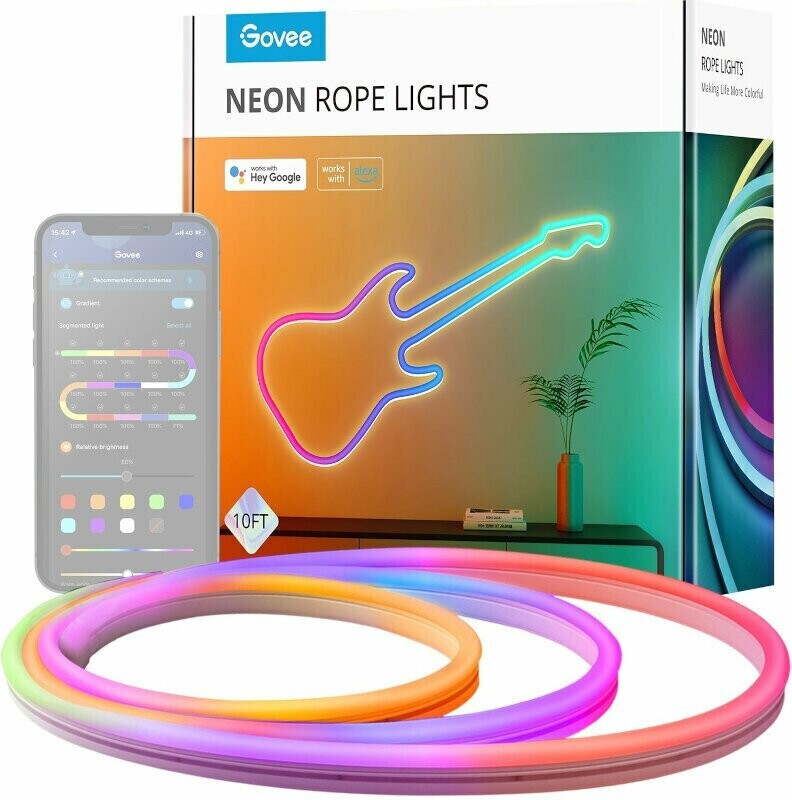 Govee Neon SMART LED Light Strip flexible 3m RGBIC (H61A03D1) au
