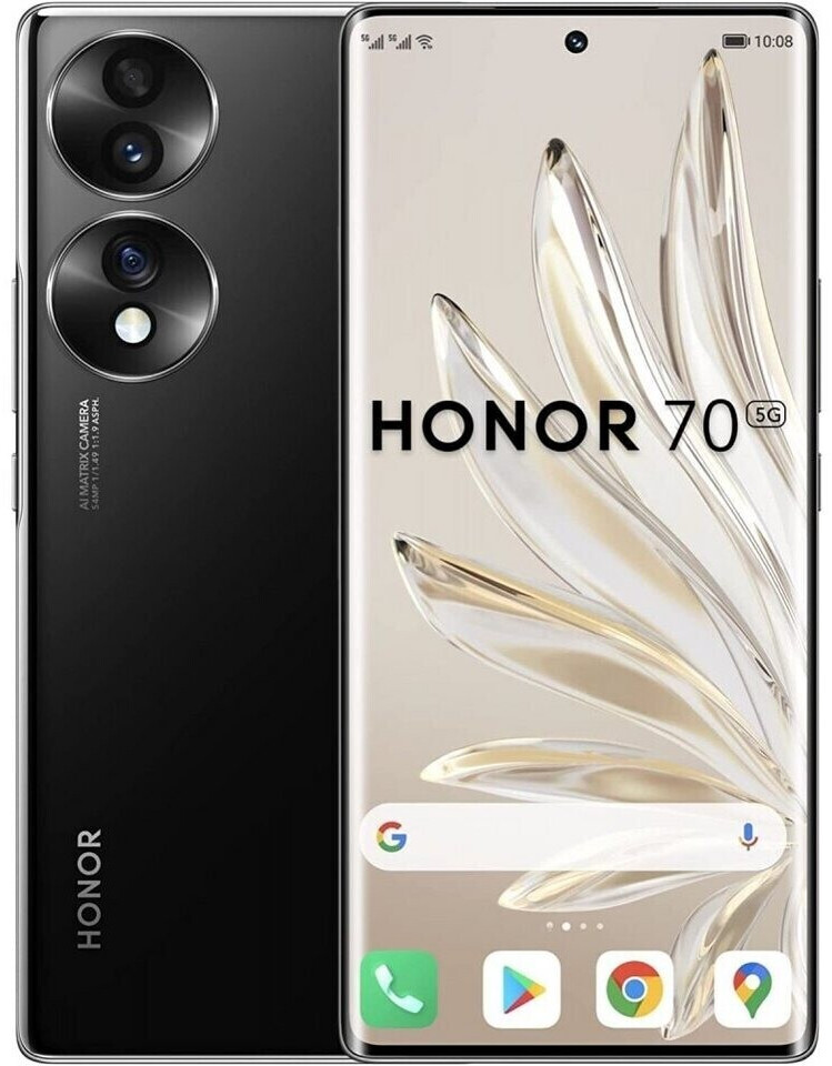 Smartphone Honor 70 Lite 5G 4GB RAM 128GB ROM Negro Desbloqueado