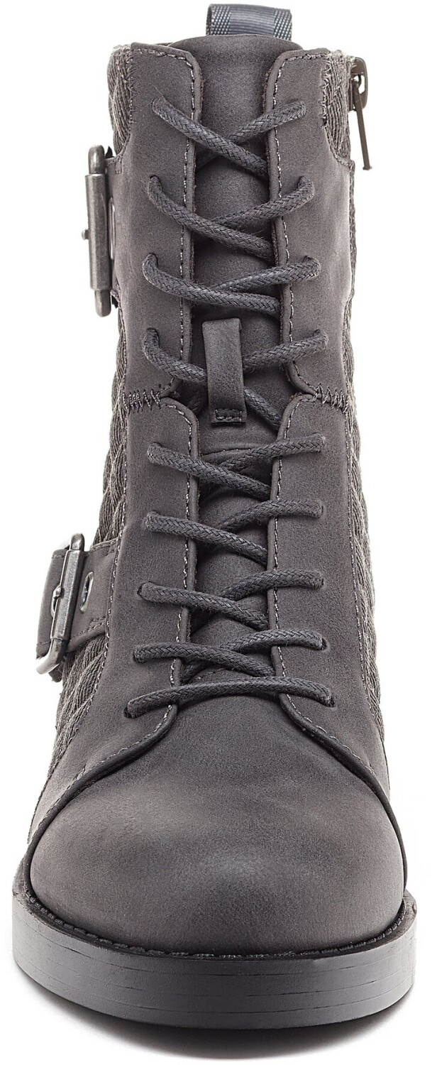 Buy Rocket Dog Pearly Grey Canvas Biker Boot Grey from 18.44